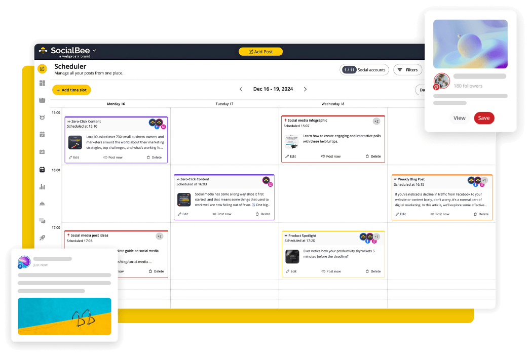 SocialBee le plan