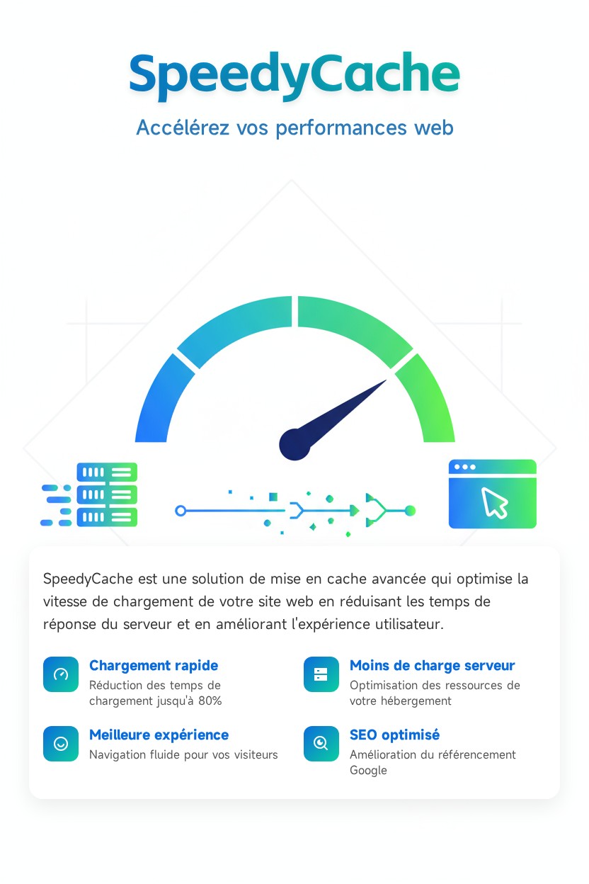 SpeedyCache – Outil d’optimisation des performances web SpeedyCache